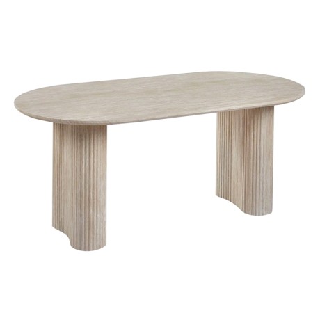 DIAZ Table 180x90cm MDF Natural Stone