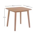 DOM Table 90x90cm Oak