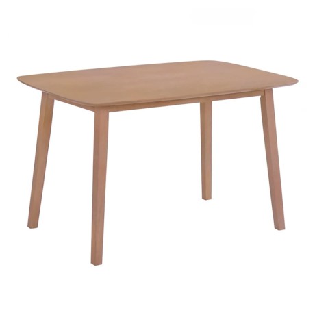 Τραπέζι Dom Mdf χρώμα oak 120x80x74εκ.