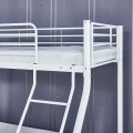 DOUBLE Deck Bed (140x190+90x190)cm Metal White