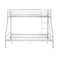 DOUBLE Deck Bed (140x190+90x190)cm Metal White