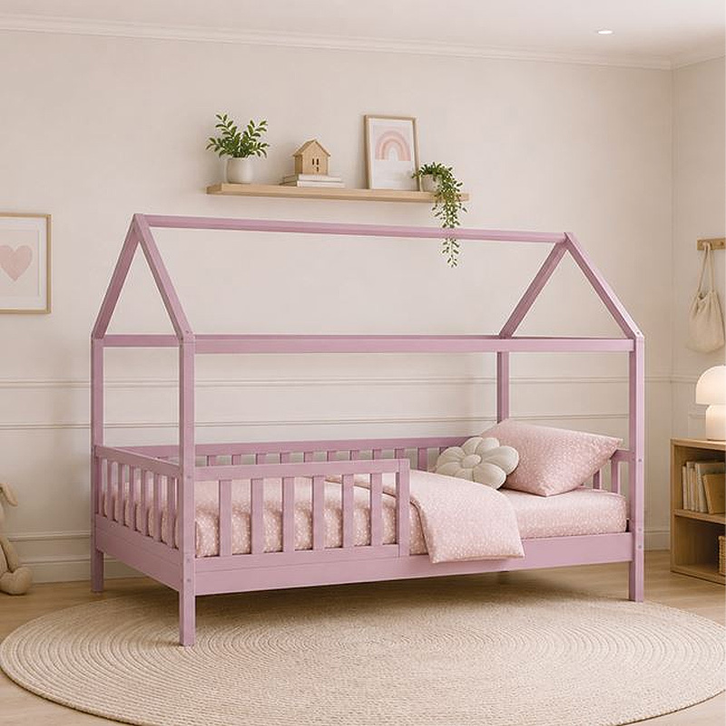DREAM Montessori Kid Bed Pink (for Mattress 90x190cm)