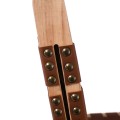 DUNE Chair Natural, Seat-Back Pu Brown Straps