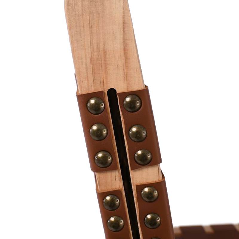 DUNE Chair Natural, Seat-Back Pu Brown Straps