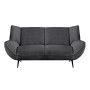 EMERALD 2-Seater Sofa Anthracite Corduroy Fabric
