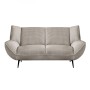 EMERALD 2-Seater Sofa Beige Corduroy Fabric