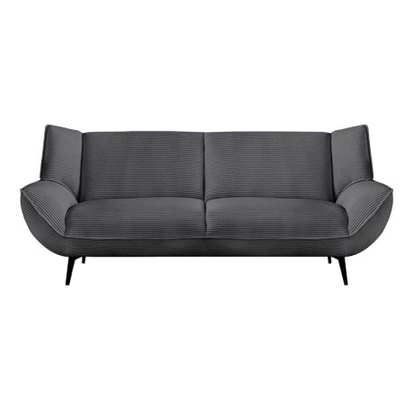EMERALD 3-Seater Sofa Anthracite Corduroy Fabric