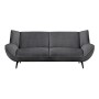 EMERALD 3-Seater Sofa Anthracite Corduroy Fabric