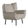 EMERALD Armchair Beige Corduroy Fabric