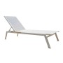 EMILY Lounger Alu White/Textilene White