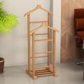 Beta II Megapap wooden floor hanger in natural color 48x35x120cm.