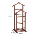 Beta II Megapap wooden floor hanger in walnut color 48x35x120cm.