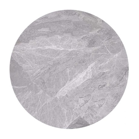 Sintered Stone Table Top D.60cm/11mm Grey Marble (under MDF 35x35cm)