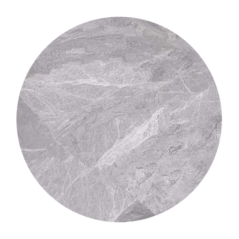 Sintered Stone Table Top D.60cm/11mm Grey Marble (under MDF 35x35cm)
