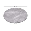 Sintered Stone Table Top D.60cm/11mm Grey Marble (under MDF 35x35cm)