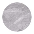 Επιφάνεια τραπεζιού sintered stone χρώμα γκρι εφέ μαρμάρου Φ70εκ.