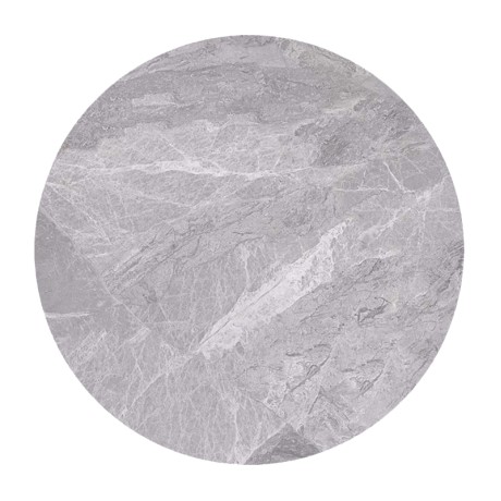 Sintered Stone Table Top D.70cm/11mm Grey Marble (under MDF 45x45cm)