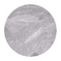 Επιφάνεια τραπεζιού sintered stone χρώμα γκρι εφέ μαρμάρου Φ70εκ.