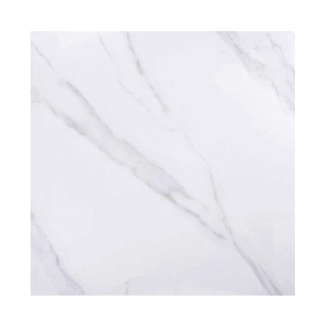 Sintered Stone Table Top 60x60cm/11mm White Marble (under MDF 40x40cm)