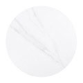 Sintered Stone Table Top D.70cm/11mm White Marble (under MDF 45x45cm)
