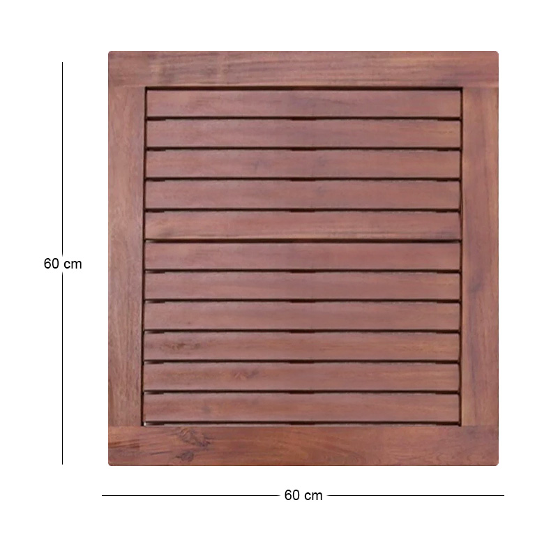 BANNER Table Top 60x60/17mm Acacia