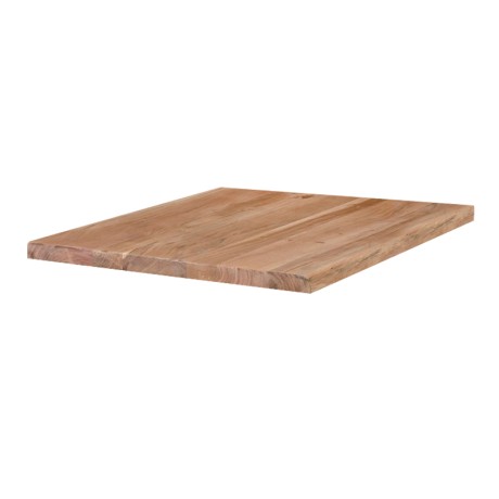 LIZARD-W Table Top 70x70/4cm, Acacia Natural Finish