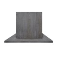 RESIN Table Top 70x70cm/20mm Cement (Outdoor use)