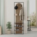 Έπιπλο εισόδου Archy Megapap χρώμα ανοιχτό καρυδί 53x31,7x180εκ.