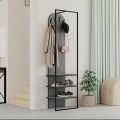 Έπιπλο εισόδου Archy Megapap χρώμα γκρι ρετρό 53x31,7x180εκ.
