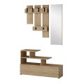 Έπιπλο εισόδου Vesty Megapap χρώμα φυσικό οξιάς 100x30x61εκ.