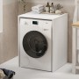 Pinar Megapap melamine washing machine cabinet in white color 65.5x60x88.6cm.