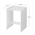 Pinar Megapap melamine washing machine cabinet in white color 65.5x60x88.6cm.