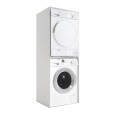 Evgenia Megapap melamine washing machine and draywer cabinet in white color 70x60x180cm.