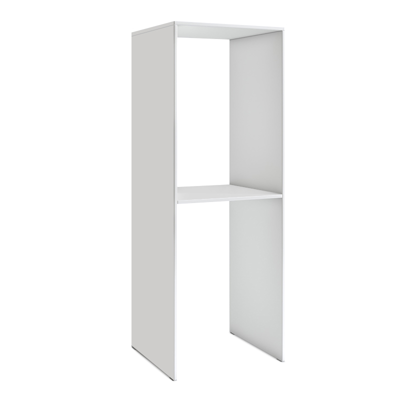 Evgenia Megapap melamine washing machine and draywer cabinet in white color 70x60x180cm.