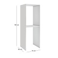 Evgenia Megapap melamine washing machine and draywer cabinet in white color 70x60x180cm.