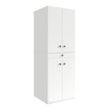 Kindi Megapap melamine washing machine and draywer cabinet in white color 70x60x187cm.
