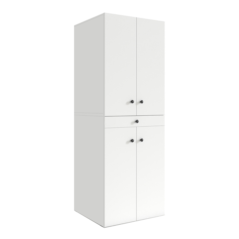 Kindi Megapap melamine washing machine and draywer cabinet in white color 70x60x187cm.