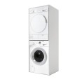 Zakar Megapap melamine washing machine and draywer cabinet in white color 70x60x180cm.