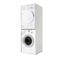 Zakar Megapap melamine washing machine and draywer cabinet in white color 70x60x180cm.