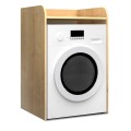 Toren Megapap melamine washing machine furniture in oak color 65x60x100cm.
