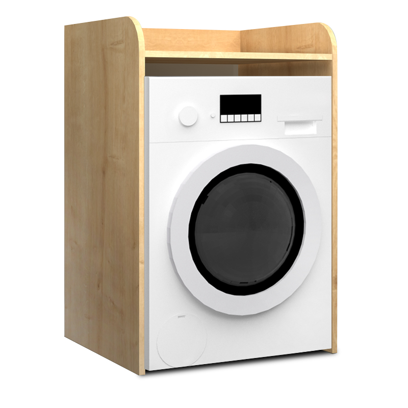 Toren Megapap melamine washing machine furniture in oak color 65x60x100cm.