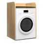 Toren Megapap melamine washing machine furniture in oak color 65x60x100cm.