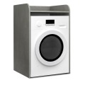Toren Megapap melamine washing machine furniture in concrete grey color 65x60x100cm.