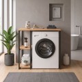 Verno Megapap melamine washing machine in pine oak color 90x59.8x92.8cm.