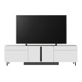 Έπιπλο τηλεόρασης Arlen Megapap με Led Rgb χρώμα λευκό 180x32x50εκ.