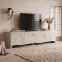 Aurelia Megapap melamine TV stand in cream color 180x32x45cm.