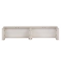 Aurelia Megapap melamine TV stand in cream color 180x32x45cm.