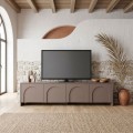 Aurelia Megapap melamine TV stand in mocha color 180x32x45cm.