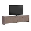 Aurelia Megapap melamine TV stand in mocha color 180x32x45cm.