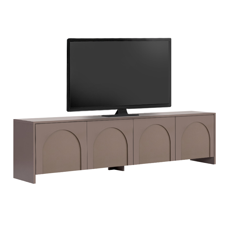 Aurelia Megapap melamine TV stand in mocha color 180x32x45cm.